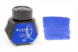 Lọ Mực Waterman màu xanh Blue (Lọ 50ml)