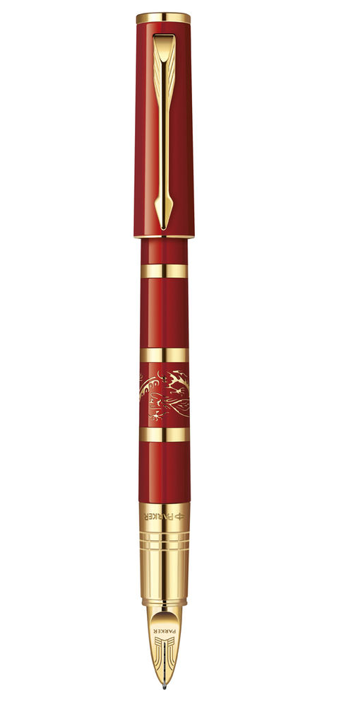 Parker Ingenuity Large Red GT Limited Edition Year of the Dragon Pen